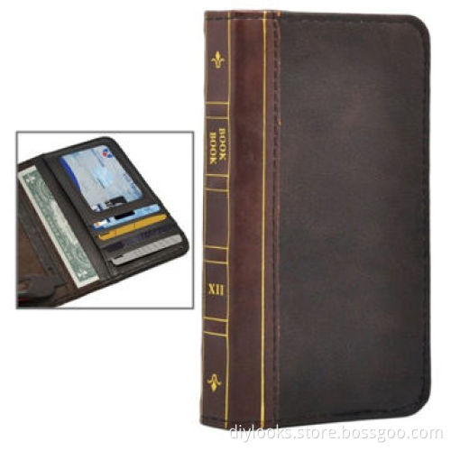 Wholesale high quality Leather Case with Card Slot and Bills Pockets for iPhone 6New